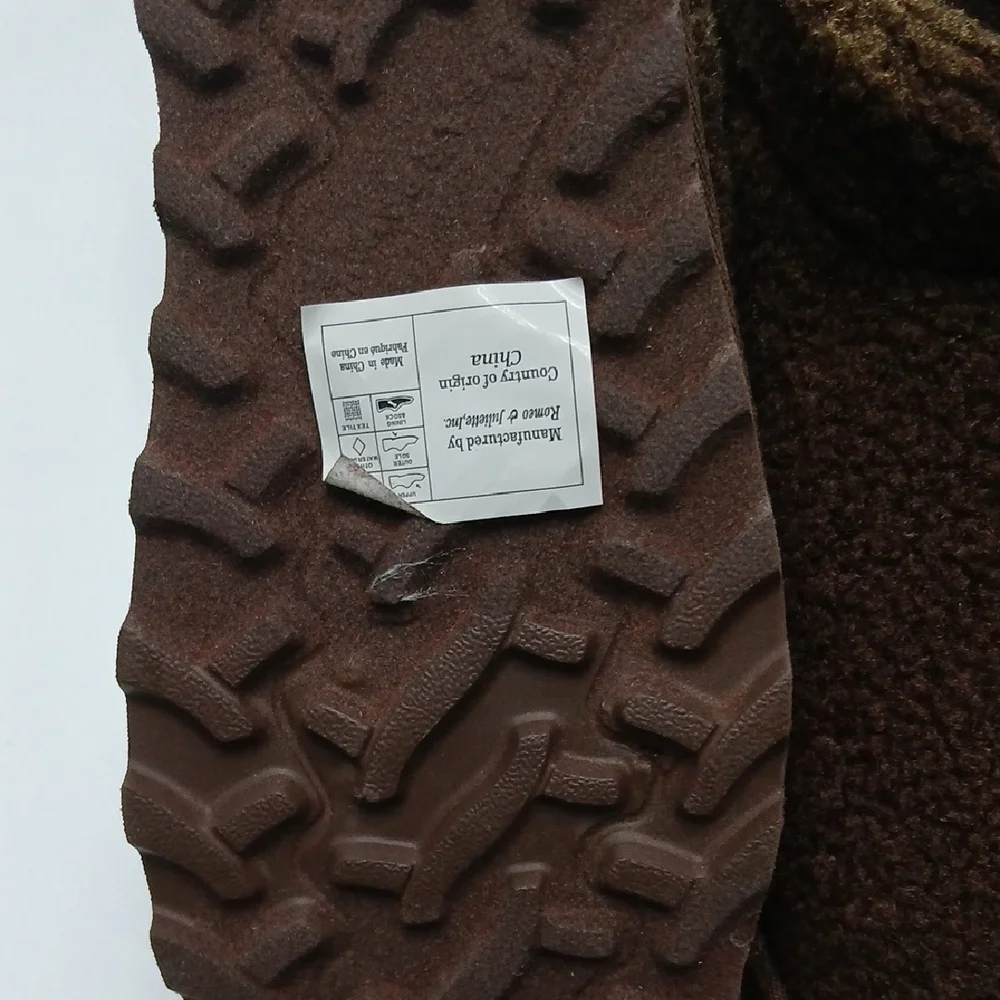 BearPaw Brown Fleece Slippers - Picture 5 of 7